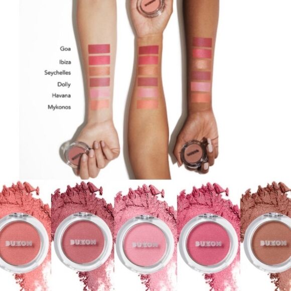 BUXOM Limited Edition Wanderlust Primer Infused Blush in Havana - Picture 9 of 13